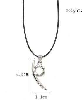 火影忍者大蛇丸同款勾玉耳环项链