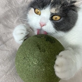 Cat Toys Catnip Super Big Cat Самосексуальное облегчение и облизывание волос с волосами, устойчивыми к кусанию и очистке зубов, чтобы потреблять физическую силу, чтобы дразнить шарики кошек