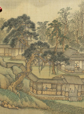 王翚仿古山水册清四王小品山水图