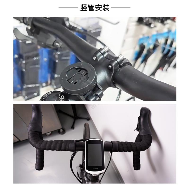雷夫曼 自行车码表底座支架适用迈金igpsport黑鸟通用绑带式 - 图1