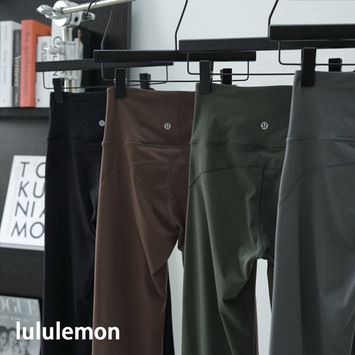 lululemon瑜伽裤子露露正品代购微喇叭裤女Grove运动裸感提臀健身-图2