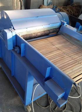 青岛供应棉花旧被套开棉机麻袋山棕叶开松机钉板式羊毛开松机