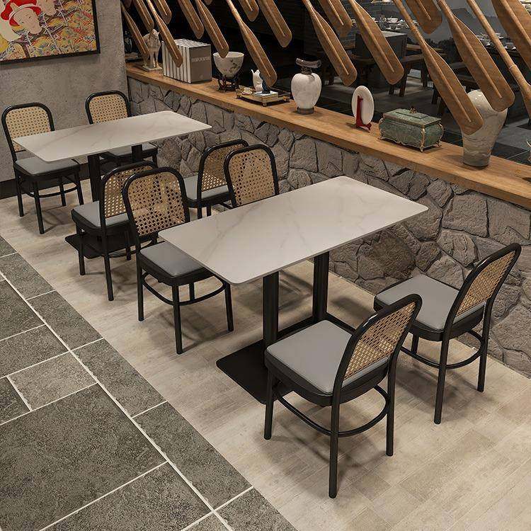 主题餐厅饭店火锅店卡座沙发东南亚餐饮茶楼铁艺编藤桌椅组合,淘宝优惠券,粉丝福利购,淘宝优惠卷