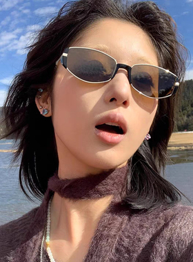 小棕镜2025新款复古猫眼墨镜女款