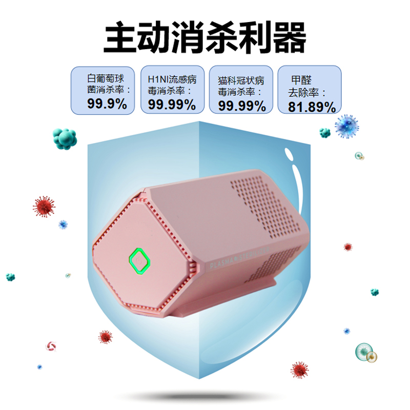 空气净化器家用除甲醛病毒异味新车神器活性炭除臭除烟车载消毒机 - 图1