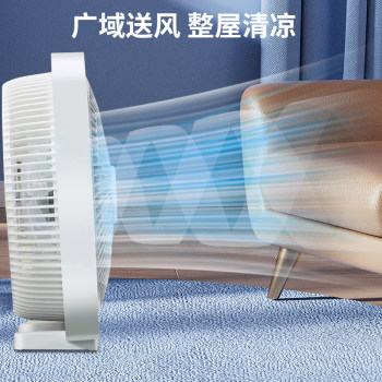 ພັດລົມໄຟຟ້າ Watson desktop rotating leaf fan ຄົວເຮືອນ silent table fan Hongyun fan timed bed small fan dormitory fan