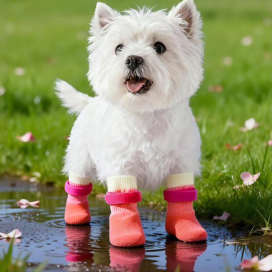Baipetdao dog waterproof and non-slip outdoor shoes and socks