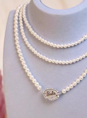 何方芭比蛋糕长项链联名