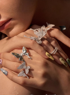 何方开口戒925银陈都灵轻奢女