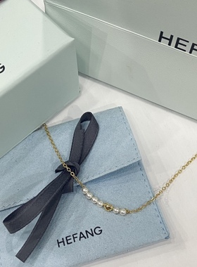 何方告白气球爱心项链女乔欣轻奢