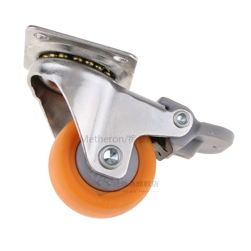 网红15inch Industrial Swivel Caster Wheels 25kg Capacity Hea - 图0