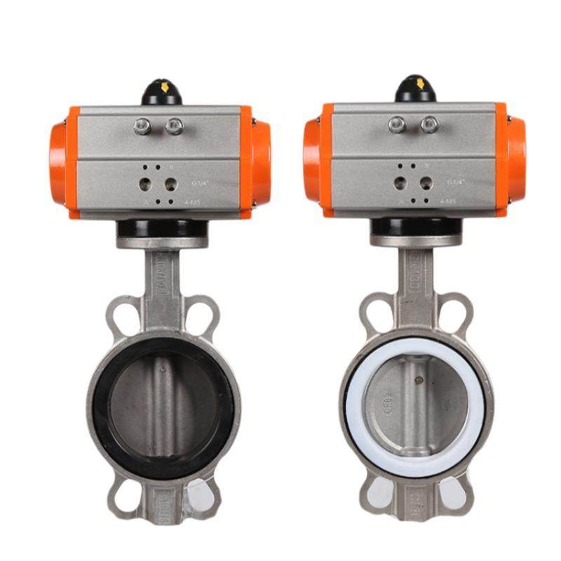 气动蝶阀D671F-16P气动不锈钢蝶阀气动304蝶阀气动四氟蝶阀气动,淘宝优惠券,粉丝福利购,淘宝优惠卷