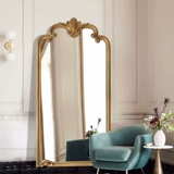 Французский ретро-ретро-резное зеркало зеркало Домохозяйственное настенное зеркало