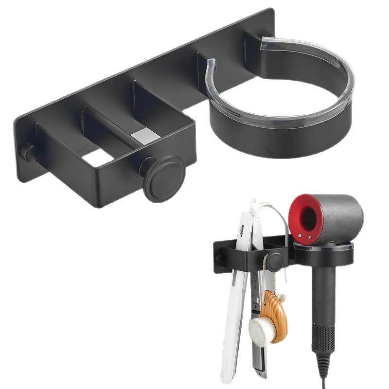 吹风机支架壁挂式免打孔浴室电吹风置物架直发器电夹板熨板储物架,淘宝优惠券,粉丝福利购,淘宝优惠卷