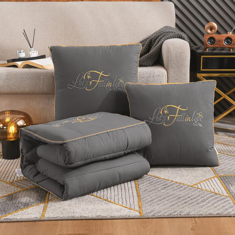 汽车抱枕被子两用多功能车载靠垫被沙发靠枕可折叠午睡空调枕头被 - 图1