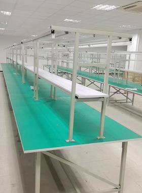 防静电工作台双边带灯生产线装配维修自动化车间操作双面打包台