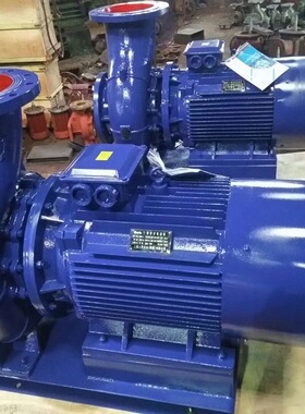 A沂洺生产ISWH125-315卧式单级单吸管道泵卧式离心泵潜水离心泵
