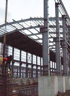 出口海外钢结构承重钢制网架加工设计安装工地建筑加层加建工程