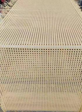 藤编材料PE仿藤色塑料眼笪藤编藤席六角八角眼藤网装饰仿藤条