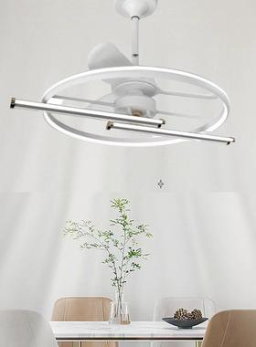 现货现代电风扇灯吊灯客厅中山风扇灯卧室厨房主灯