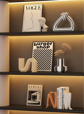 北欧高级感家居软装摆件现代办公室客厅酒柜电视柜新居乔迁装饰品