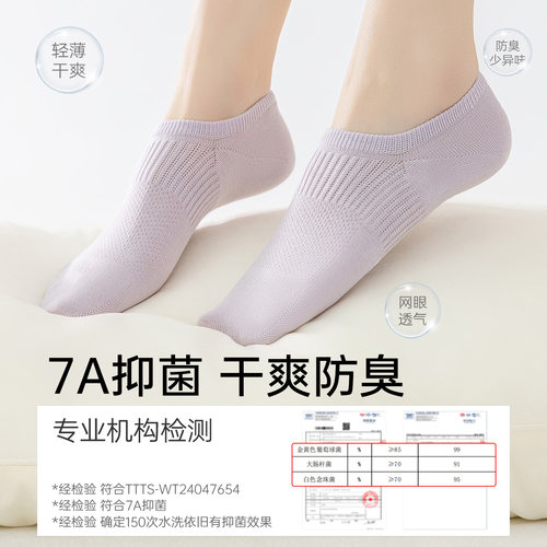 亲相见袜子女船袜纯棉防滑不掉跟夏薄款2026新款爆款女士夏季短袜 - 图1