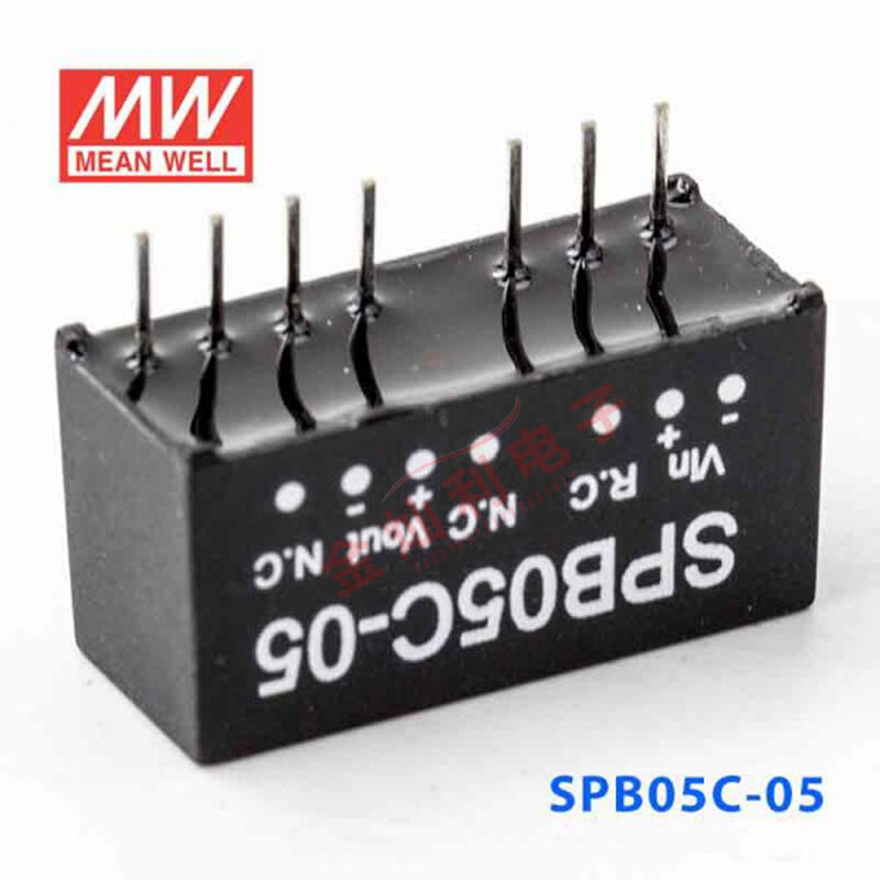 SPB05C-05 3W 36~72V 输入5V 稳压单路输出明纬DC-DC转换模块电源 - 图2