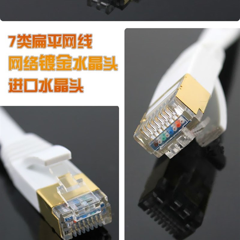 速发rj45 5m10m15m20m25m30m cat7 lan network cable ethernet c - 图1