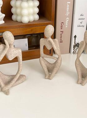 ins北欧风艺术人物摆件 客厅卧室玄关家居装饰桌面搭配创意摆饰