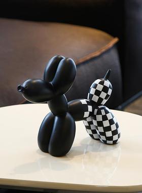 简约现代气球狗摆件高级网红创意家居入户进门玄关客厅家居装饰品