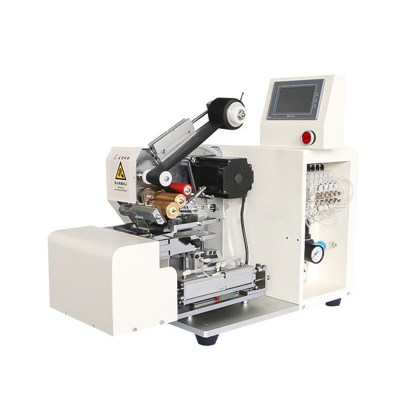 全自动胶布机多芯线缠绕胶带机离散胶布对折贴标机器包邮 - 图3