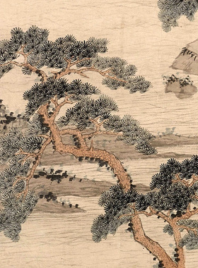 明沈周《清江幽居图》艺术高清