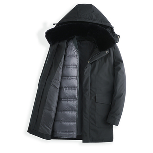 红蜻蜓中年男士冬季羽绒服绒休闲保暖新款