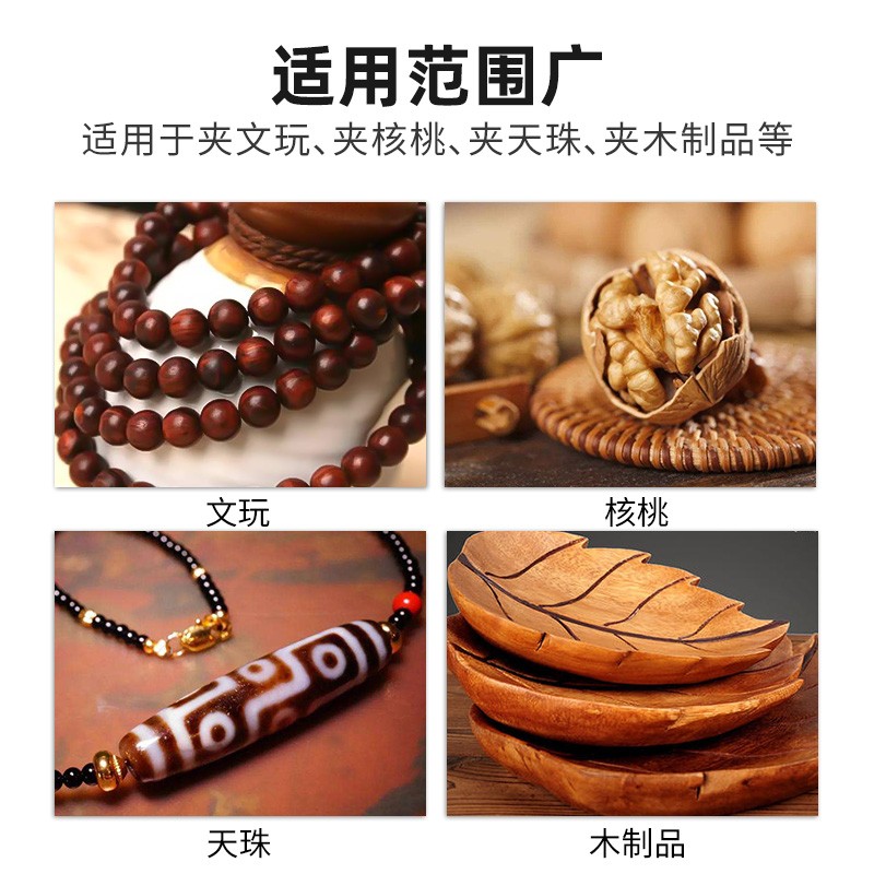 吸盘式迷你小台钳核雕固定台虎钳雕刻夹具平口钳微型文玩夹床 - 图2
