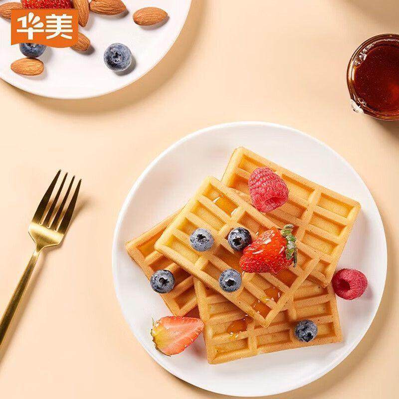 华美华夫饼芝士原味1000g整箱早餐饼干蛋糕糕点礼盒零食小吃面包,淘宝优惠券,粉丝福利购,淘宝优惠卷