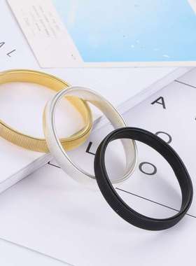 欧美wishebay新款男士金属弹簧弹性弹力手镯手环臂环袖箍