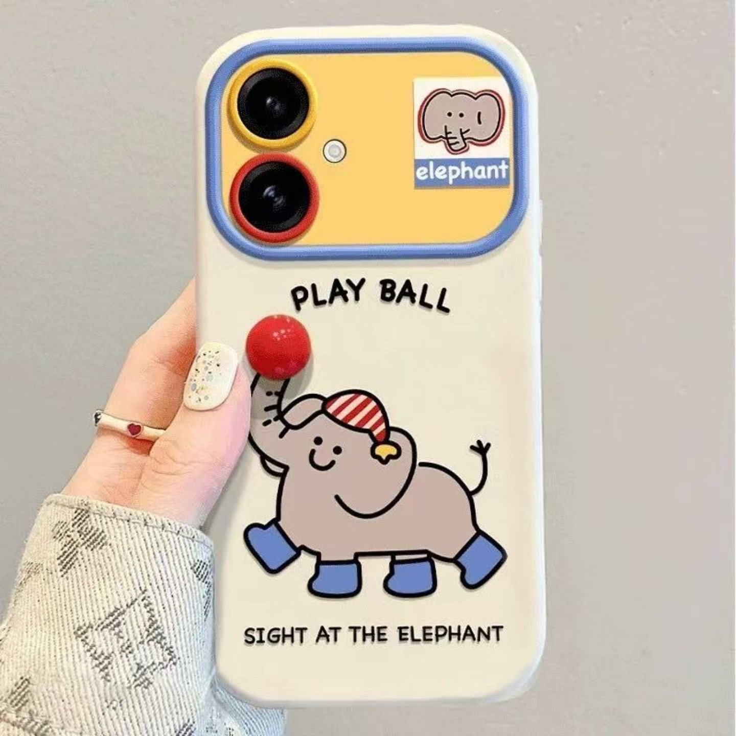 满喆圆球大象适用于vivoY300PRO手机壳Y200/Y100iY78+/Y77/Y76SY35/35m保护套Y33/Y70S女Y73S/y53t新视窗,淘宝优惠券,粉丝福利购,淘宝优惠卷