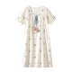 Cat man pure cotton couple pajamas can wear home clothes outside in summer
