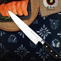 Kanju water Dont make sharp beef émined Knife Sushi Sashimi Salmon Knife Japan Forged Cuisine Western Style Kitchen Knife