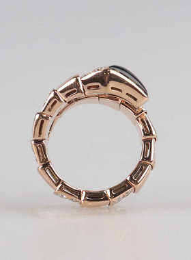 52号戒指半密镶钻石宝格丽