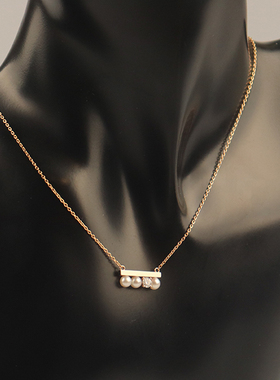「9.5新」TASAKI(塔思琦) 项链 迷你 750黄金