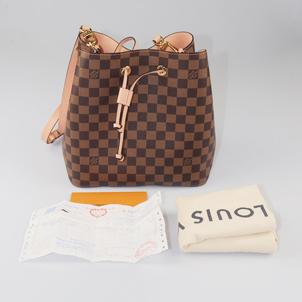 「9.0新」LOUIS VUITTON(路易威登)NEONOE粉棋盘格单肩包N40198,淘宝优惠券,粉丝福利购,淘宝优惠卷