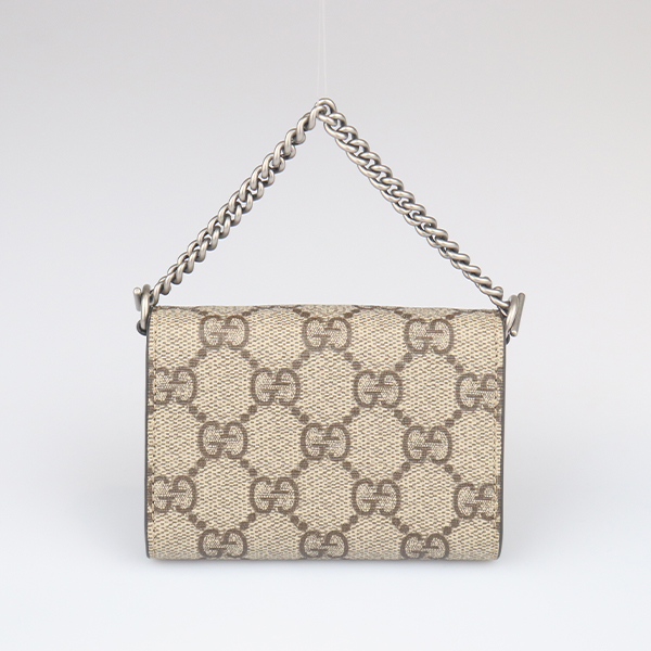 Second-hand 90's new GUCCI (Gucci) DIONYSUS GG WALLET ebony cross-body bag