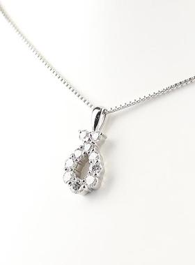 恶魔小天使锁骨链银项链女短款