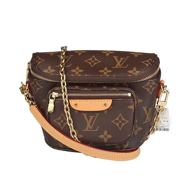 中古9成新 MINI BUMBAGMONOGRAM老花迷你单肩包二手奢侈品包包,淘宝优惠券,粉丝福利购,淘宝优惠卷