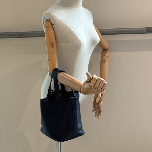 「8.5新」HERMES(爱马仕)PICOTIN LOCK午夜蓝CLEMENCE皮18手提包,淘宝优惠券,粉丝福利购,淘宝优惠卷