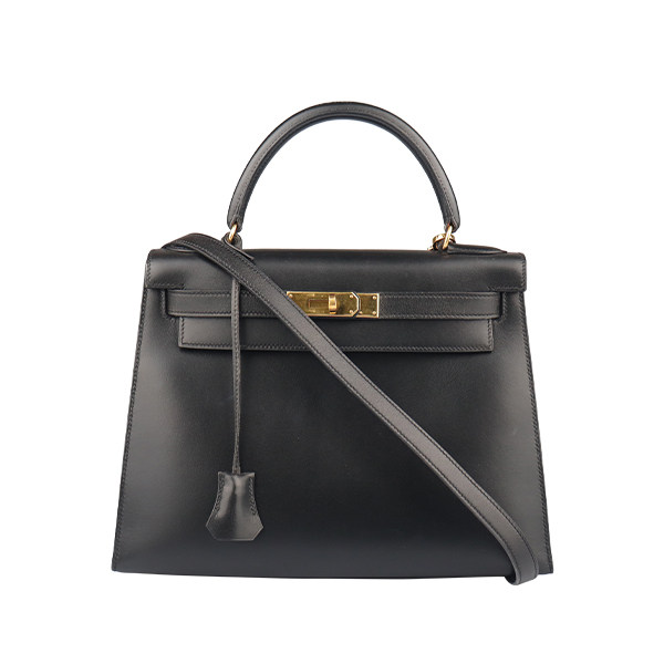 中古VINTAGE新HERMES(爱马仕)KELLYBOX皮28单肩包二手奢侈品包包,淘宝优惠券,粉丝福利购,淘宝优惠卷