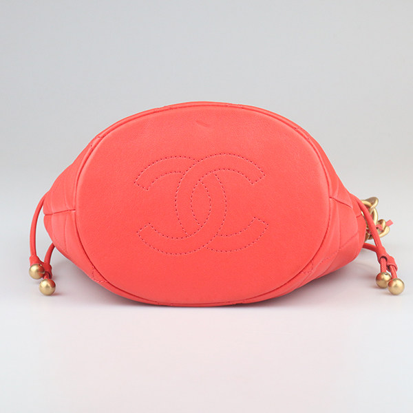 9新CHANEL香奈儿皮穿链手柄水桶红羊皮斜挎AS239二手奢侈品包包,淘宝优惠券,粉丝福利购,淘宝优惠卷