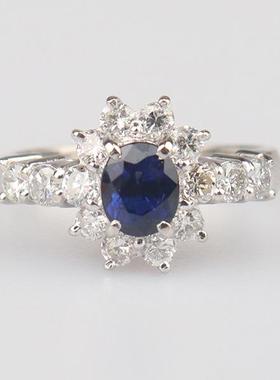 9.15新日本进口椭圆形钻石戒指