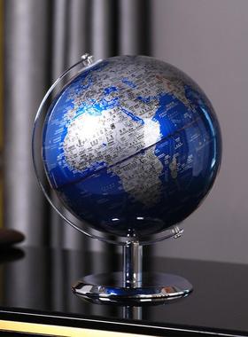 地球仪摆件轻奢高档客厅电视柜高级办公室高端大气艺术工艺装饰品